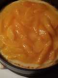 Peach cheesecake