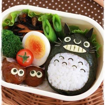 Totoro Rolls for Character Bento Recipe by cookpad.japan - Cookpad