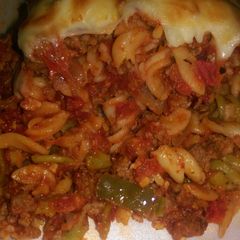 A picture of Simple Cheesy Italian Baked Ziti.