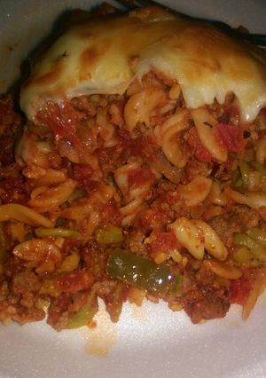 A picture of Simple Cheesy Italian Baked Ziti.