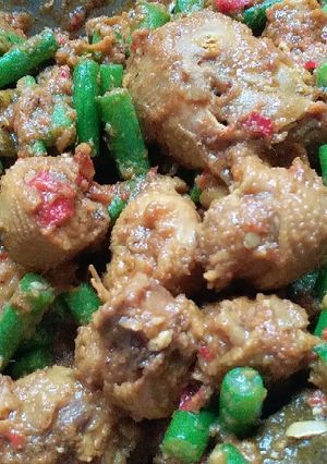 Foto resep Tumis pala ayam buncis
