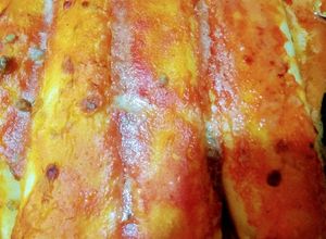 Una foto de Canelones rellenos de carne picada al filetto