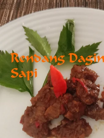 Cara Mudah Menyiapkan Resep 314. Rendang Daging Sapi yang Uenak Anti Ribet, Uenak Banget