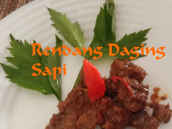 Cara Mudah Menyiapkan Resep 314. Rendang Daging Sapi yang Uenak Anti Ribet, Uenak Banget