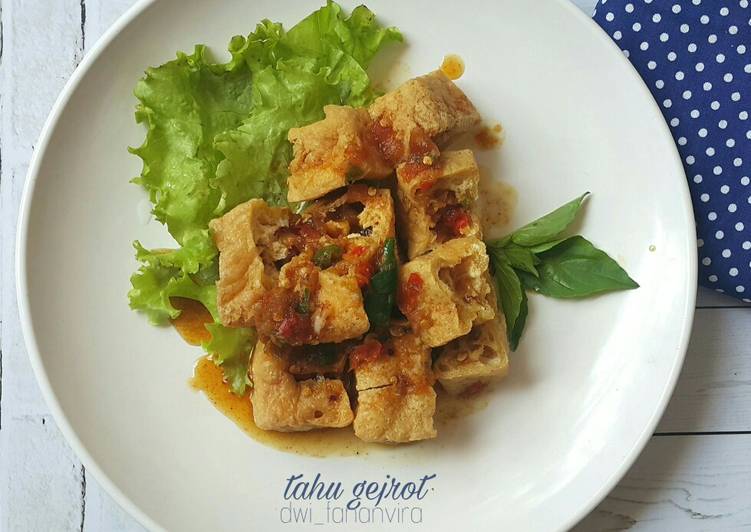 Tahu Gejrot homemade