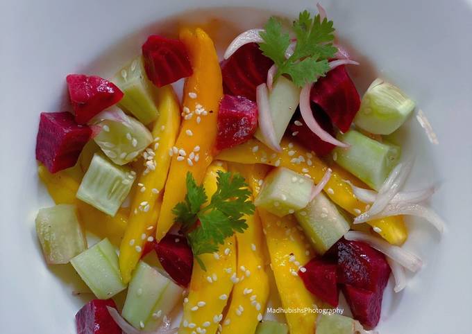 Aam-Beetroot Salad / Mango-Beetroot Salad