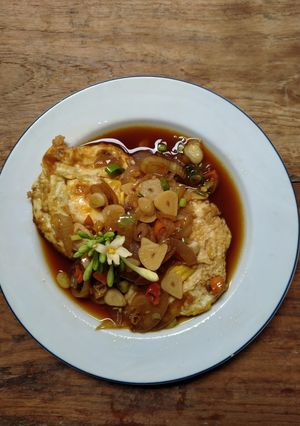 Foto resep Telur kecap ahir bulan