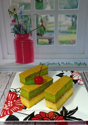 Foto resep Cake Lapis Greentea super lembut