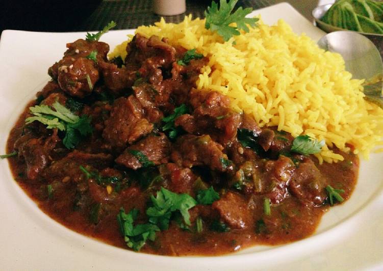 Mbuzi Curry & Turmeric Rice #CharityRecipe