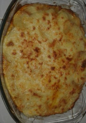 صورة لوصفة غراتان بطاطا شوفلور (قرنبيط)