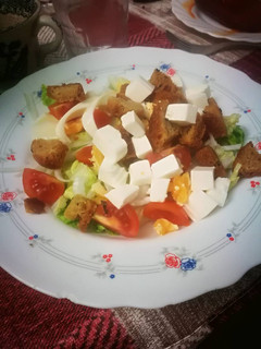 Una foto de Ensalada cesar