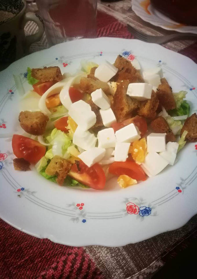 Una foto de Ensalada cesar