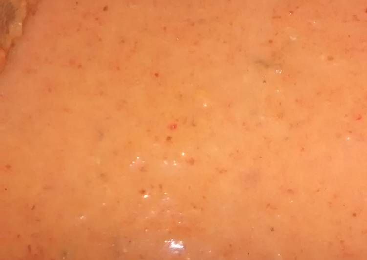 Roasted red pepper soup!!