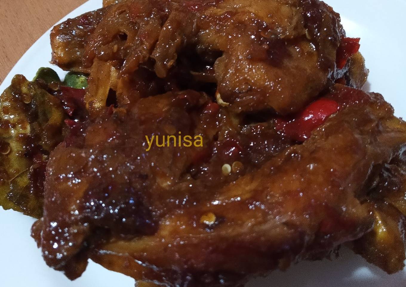 Ayam goreng saos petis