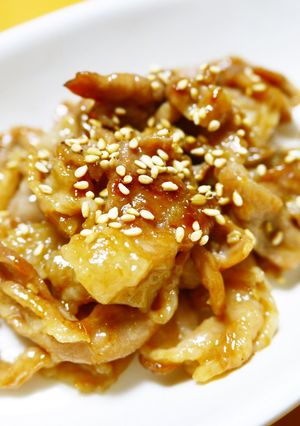 A picture of Freezable Marinated Pork Yaki-Niku.