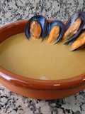 Crema de mejillones