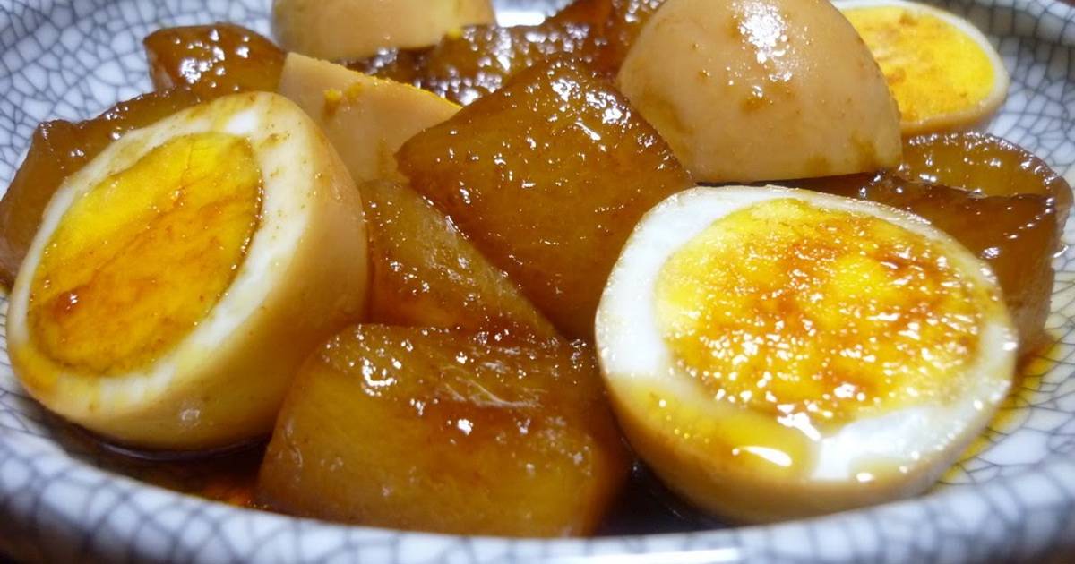 RichTasting Daikon Radish with Boiled Eggs Recipe by cookpad.japan