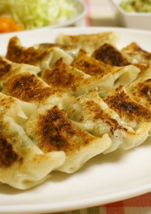 A picture of Veggie-Packed Healthy Gyoza.