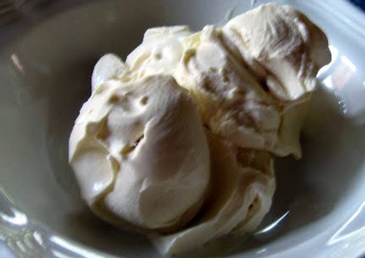 Recipe of Speedy Easy vanilla ice cream