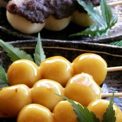 A picture of Moist and Chewy Mitarashi Dango with Tofu.