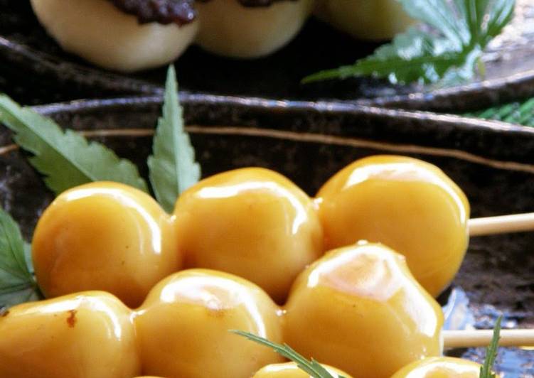 Step-by-Step Guide to Prepare Favorite Moist and Chewy Mitarashi Dango with Tofu