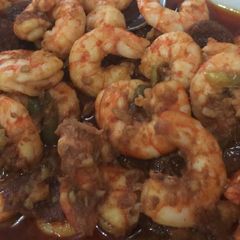 A picture of Tiffie's Spicy Gambas.