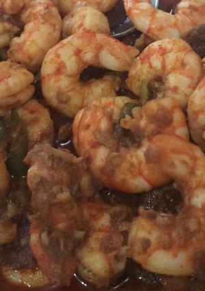 A picture of Tiffie's Spicy Gambas.
