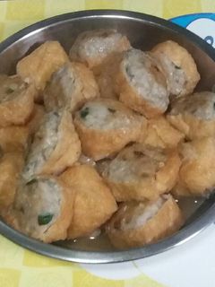 Foto resep Tahu isi daging ikan giling (kuah)