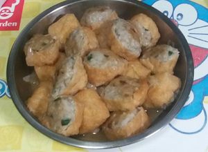 Foto resep Tahu isi daging ikan giling (kuah)