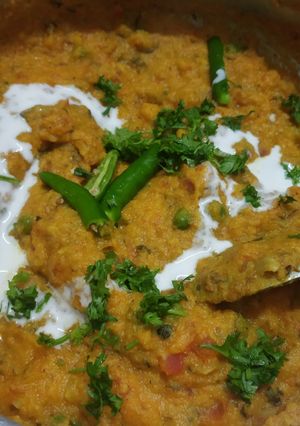 A picture of Cauliflower bharta.