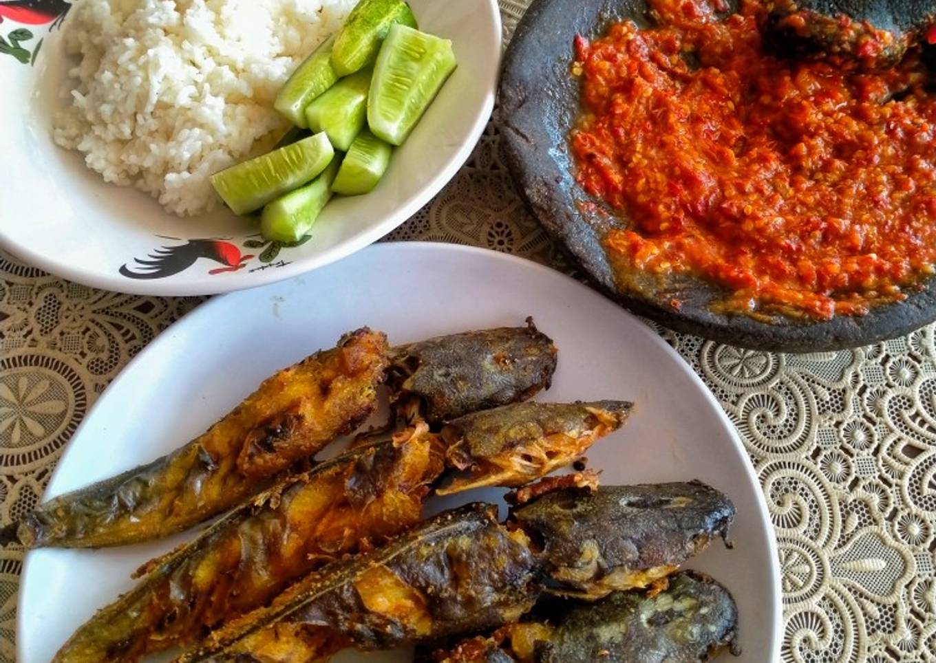 Pecel Lele Simpel + Sambel