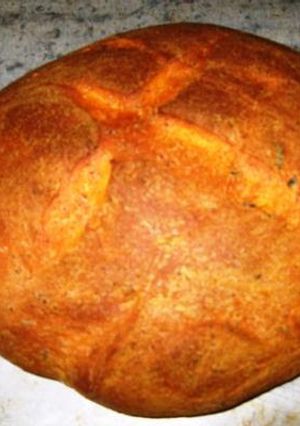 A picture of Totally incredible Tomato Basil bread.