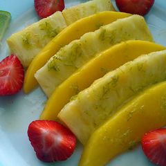 A picture of Vickys Mojito Fruit Salad GF DF EF SF NF.