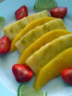A picture of Vickys Mojito Fruit Salad GF DF EF SF NF.