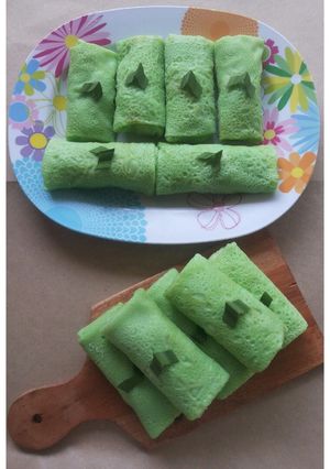 Foto resep Dadar gulung isi unti kelapa