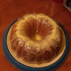 Glazed pound cake A picture of Glazed pound cake.