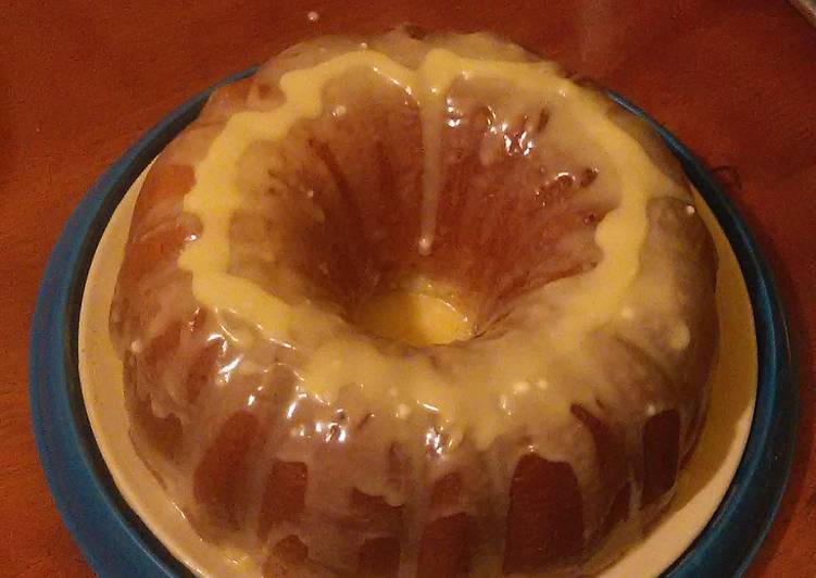 Steps to Prepare Quick Glazed pound cake