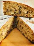 Torta di farro alle noci, caffè e cioccolato