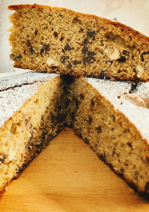 Foto di Torta di farro alle noci, caffè e cioccolato