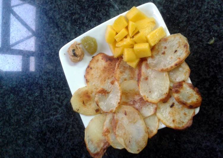 Mango grilled potatoes