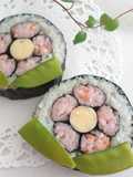 Flower-decorated Sushi For Hinamatsuri (Girls' Day)