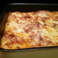 A picture of AMIEs BAKED LASAGNE.