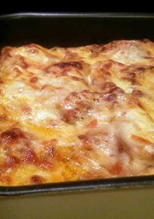 A picture of AMIEs BAKED LASAGNE.