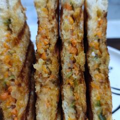 A picture of Veg mayonnaise grill sandwich.