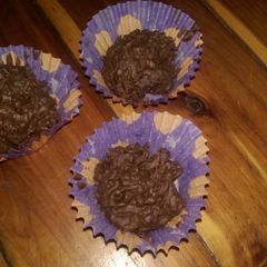 A picture of Super easy coconut clusters.
