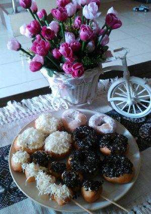 Foto resep Donat Coklat Keju empuk banget