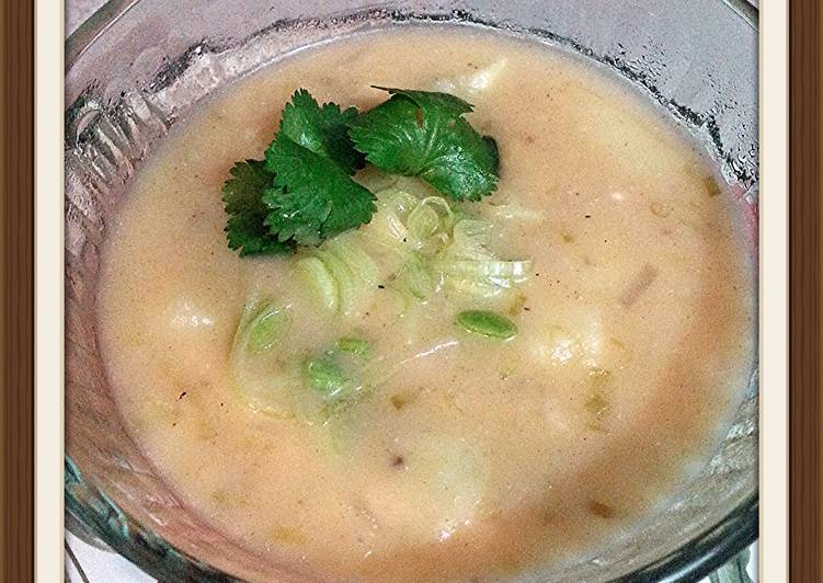 Recipe of Ultimate leek &amp; baked potato soup