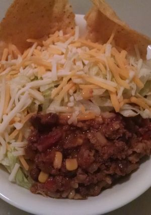 A picture of Crockpot Taco Chili.