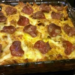 A picture of Pizza Pasta.