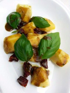 A picture of Apple And Basil Salad With Caramelised Balsamic Vinaigrette.